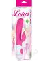 Lotus Sensual Massager #6 Silicone Rabbit Vibrator - Pink/white